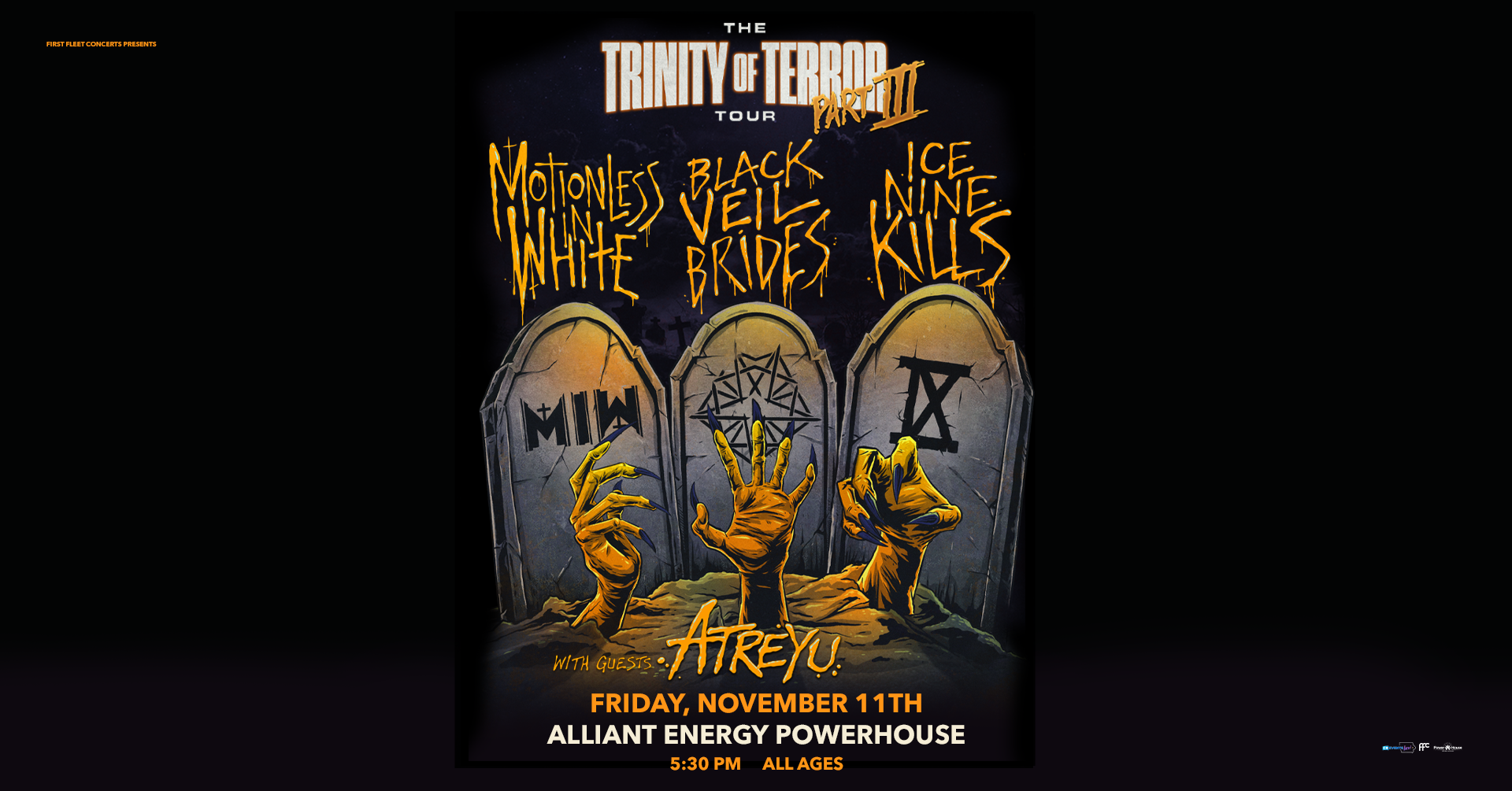 Trinity Of Terror Tour